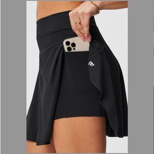 NEW Fabletics "Flounce" Black Tennis Skirt - Size M